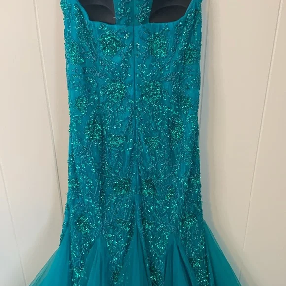 blue dress for baby girl Sherri Hill main image 0